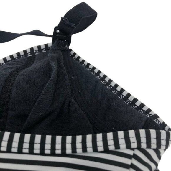 MOTHERHOOD INTIMATES Striped Maternity Sports Bra Size Medium - Picture 5 of 6